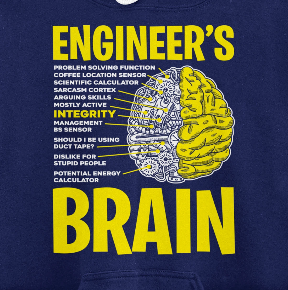 Engineer's Brain - Enegineering Process Pullover Hoodie