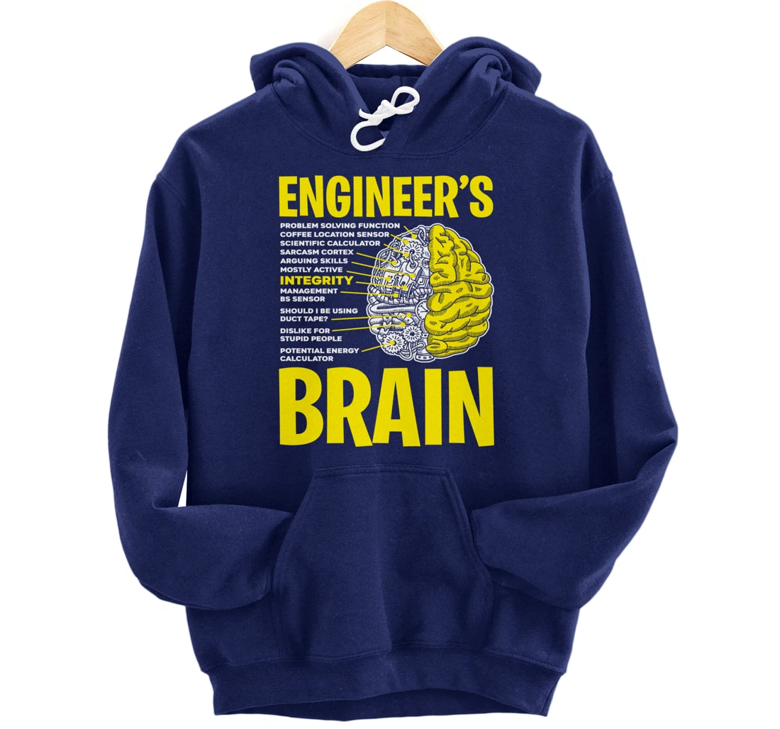 Engineer's Brain - Enegineering Process Pullover Hoodie