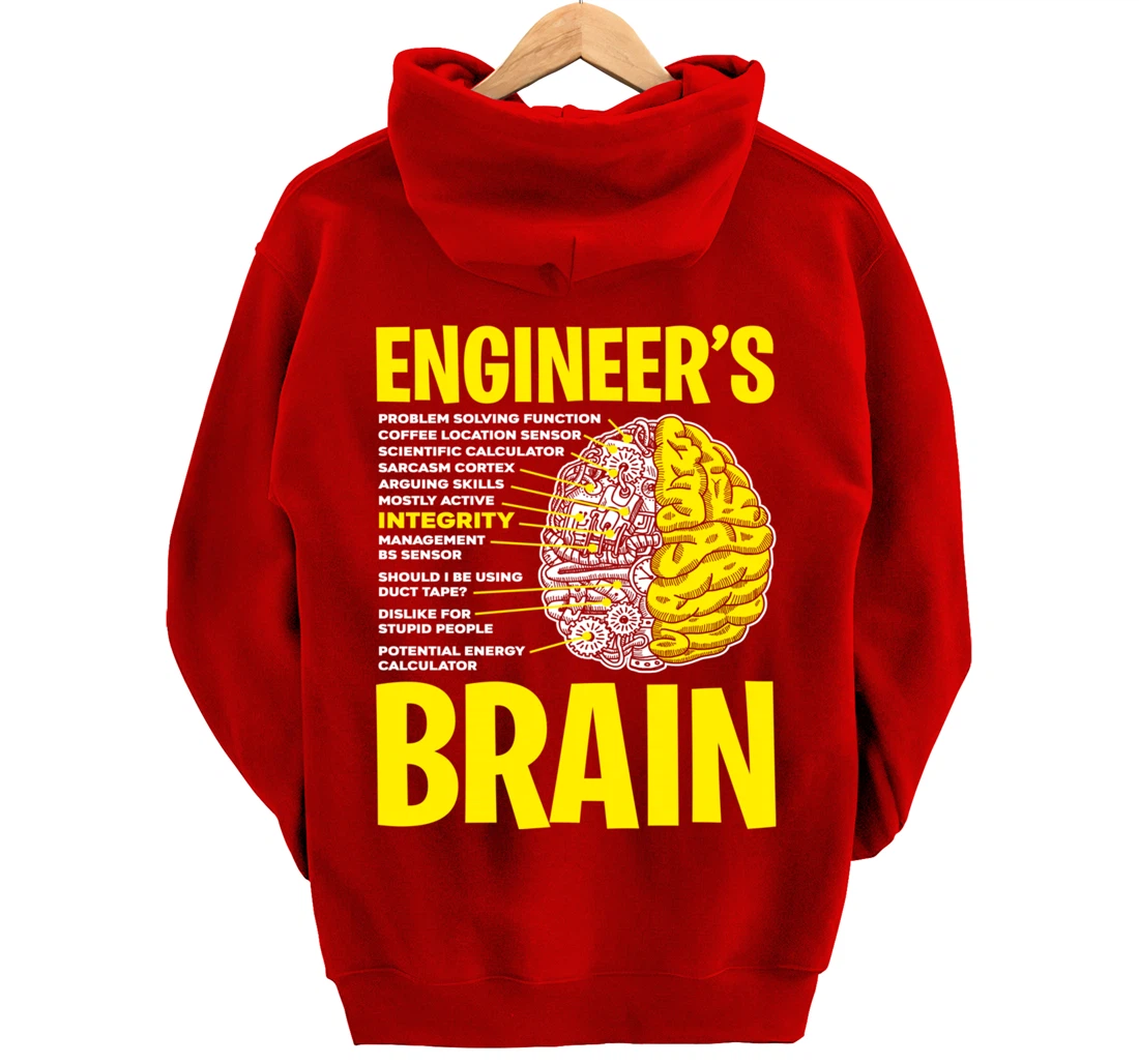 Engineer's Brain - Enegineering Process Pullover Hoodie