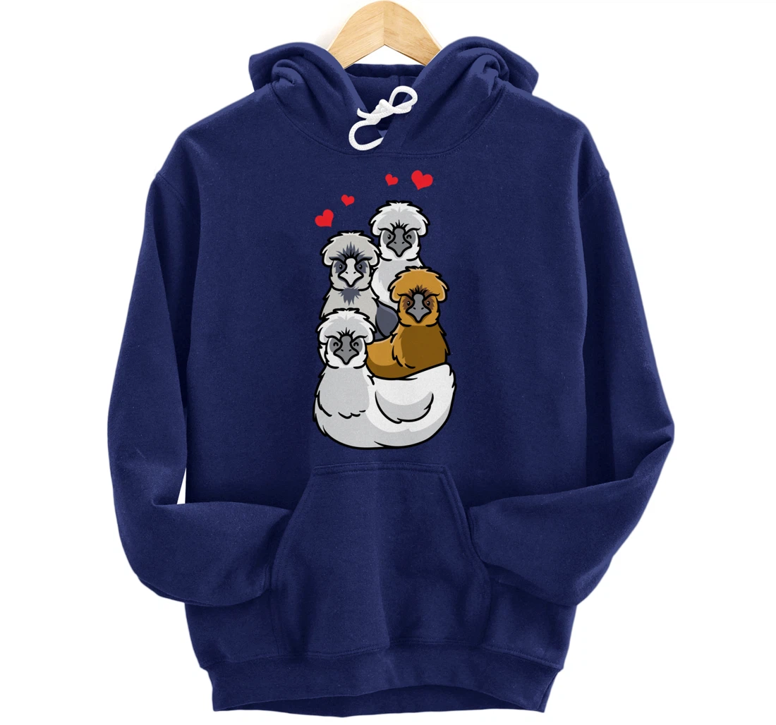 Silkie Chinese silk chicken Pullover Hoodie