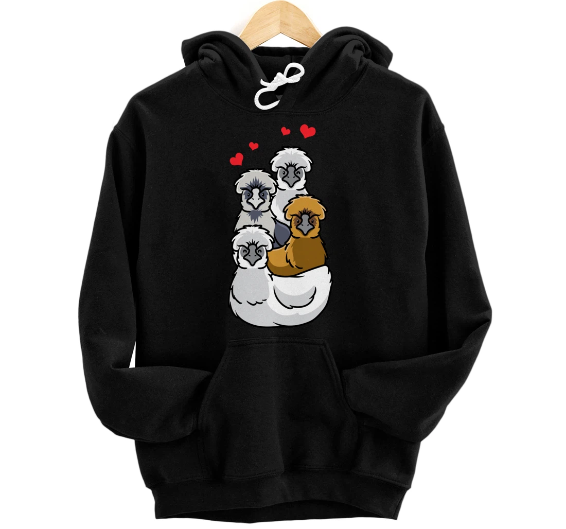 Silkie Chinese silk chicken Pullover Hoodie