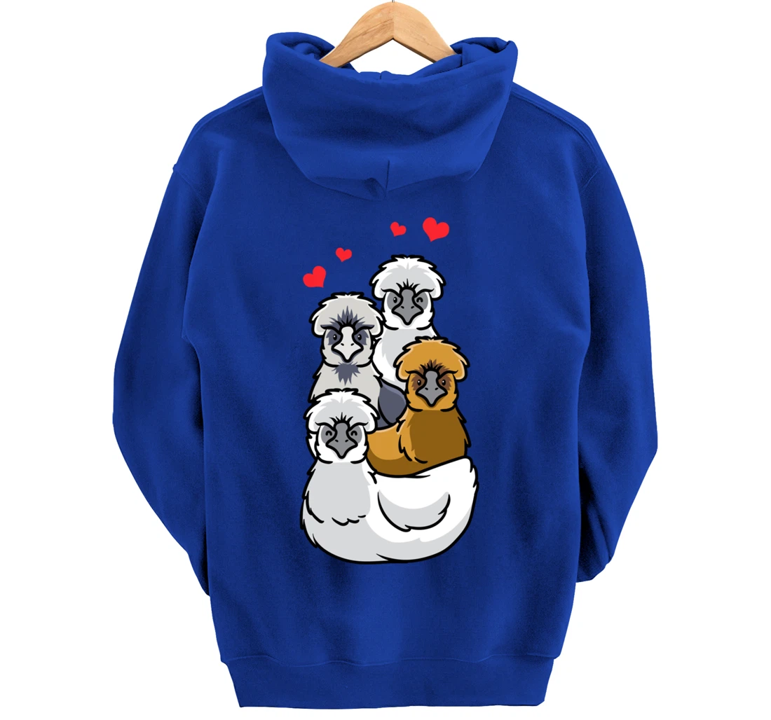 Silkie Chinese silk chicken Pullover Hoodie
