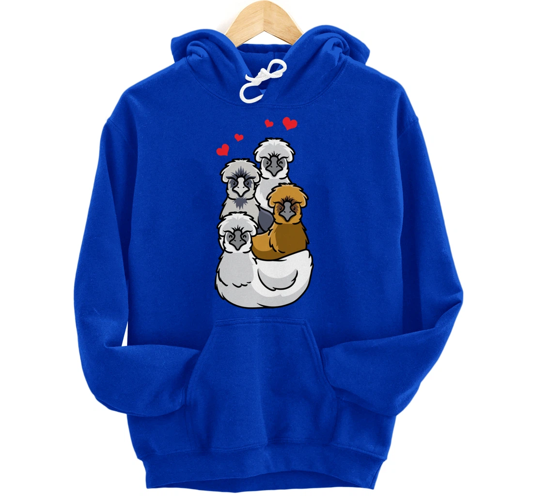Silkie Chinese silk chicken Pullover Hoodie