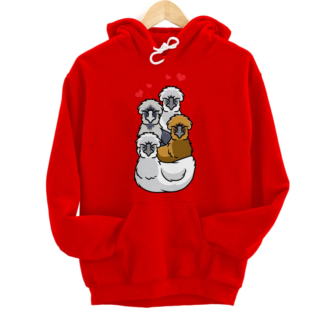 Silkie Chinese silk chicken Pullover Hoodie