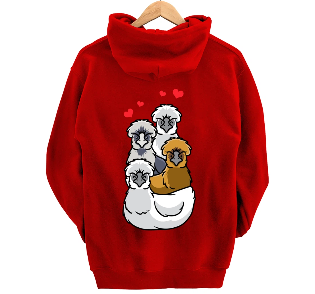 Silkie Chinese silk chicken Pullover Hoodie