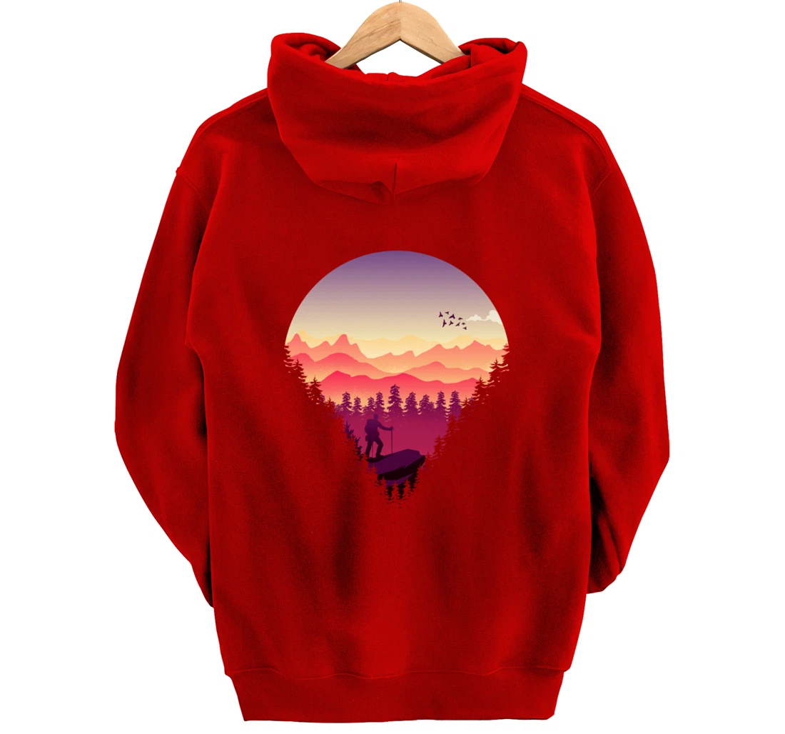 Nature Walks and Hiking Pullover Hoodie