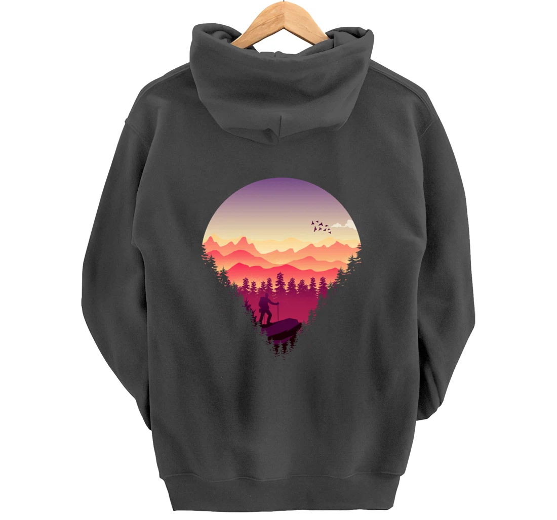 Nature Walks and Hiking Pullover Hoodie