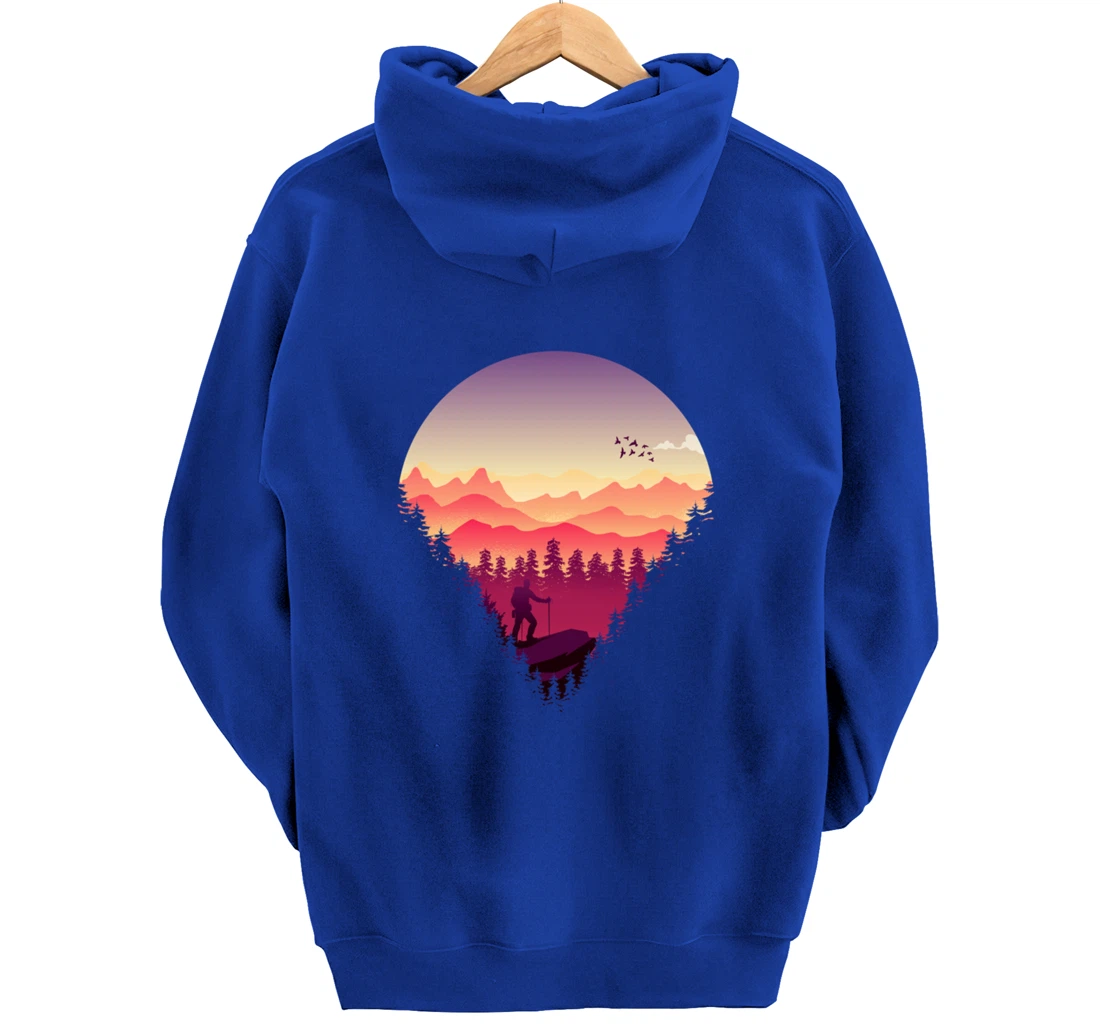 Nature Walks and Hiking Pullover Hoodie