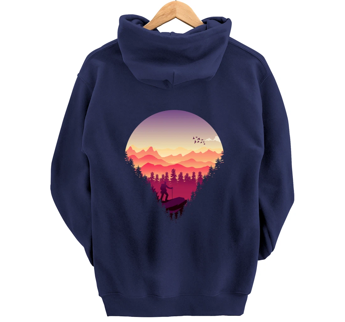 Nature Walks and Hiking Pullover Hoodie