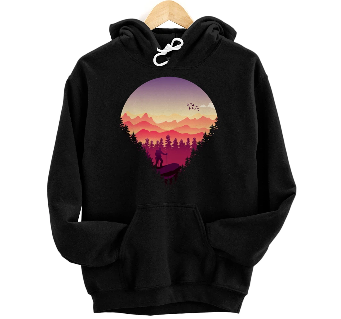 Nature Walks and Hiking Pullover Hoodie