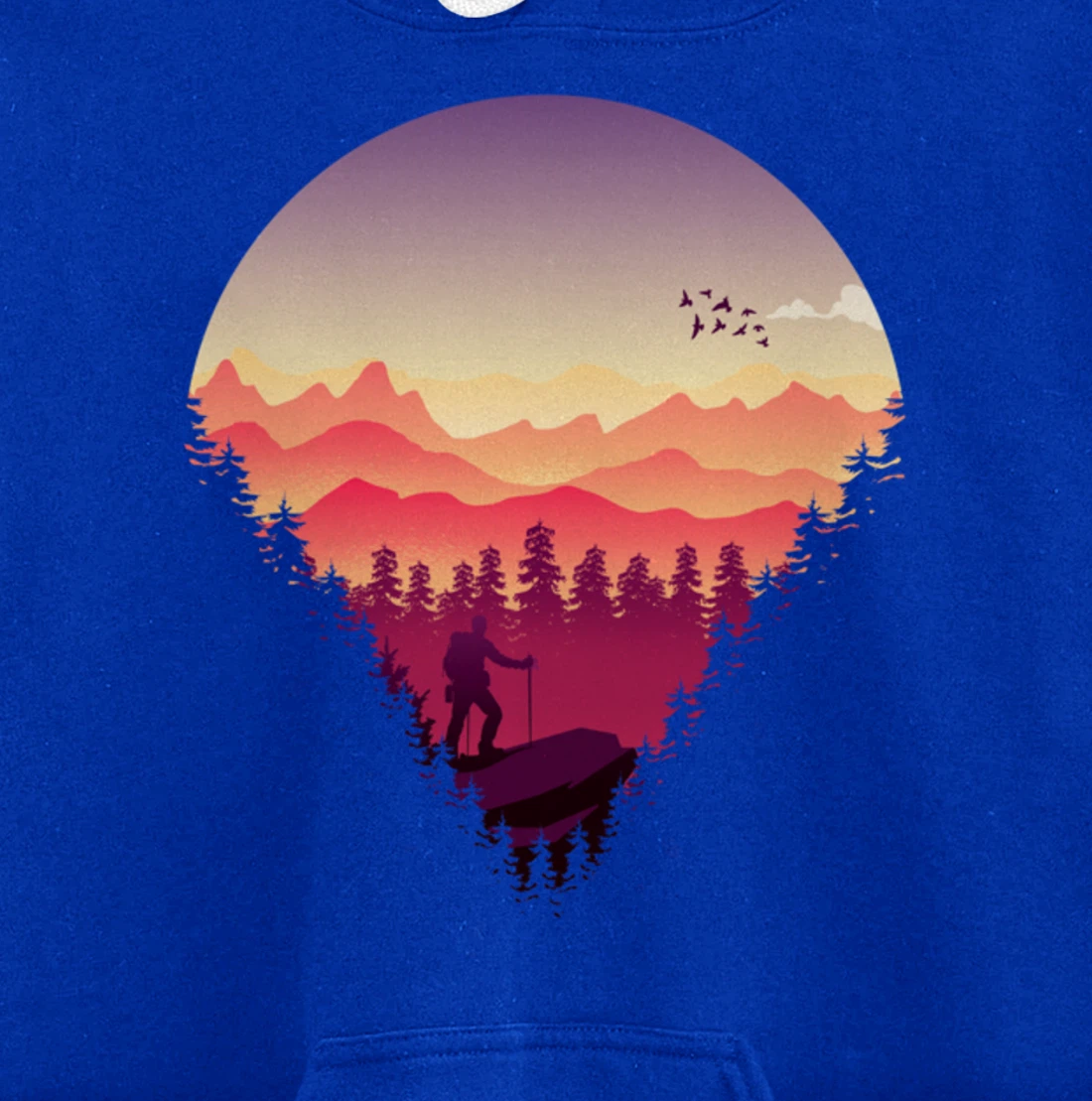 Nature Walks and Hiking Pullover Hoodie