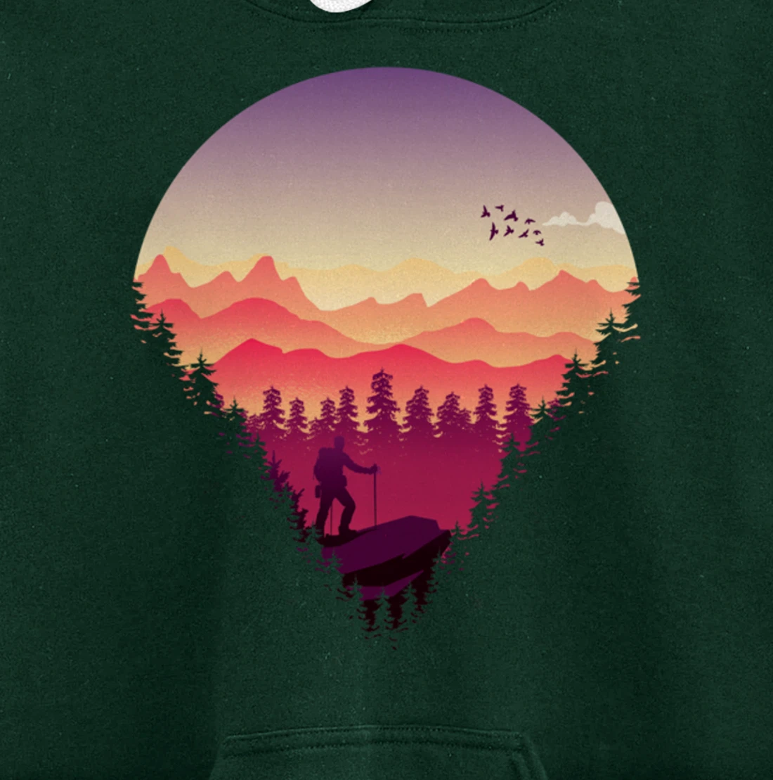 Nature Walks and Hiking Pullover Hoodie