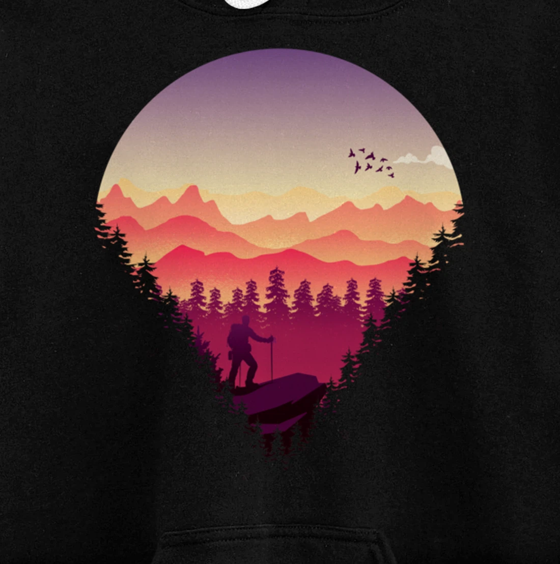 Nature Walks and Hiking Pullover Hoodie