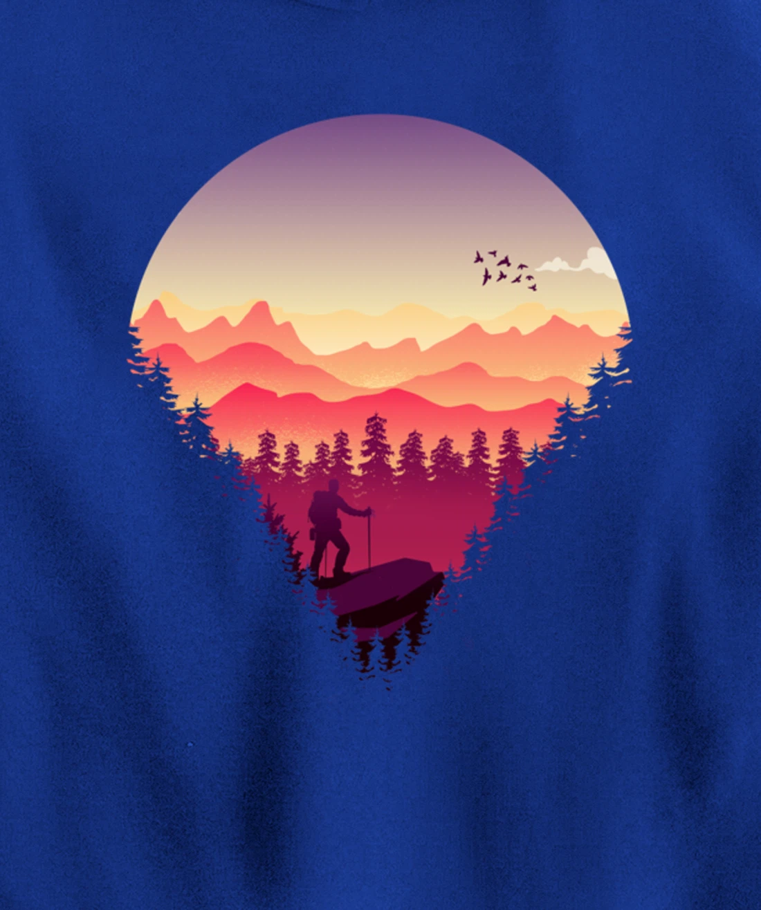 Nature Walks and Hiking Pullover Hoodie