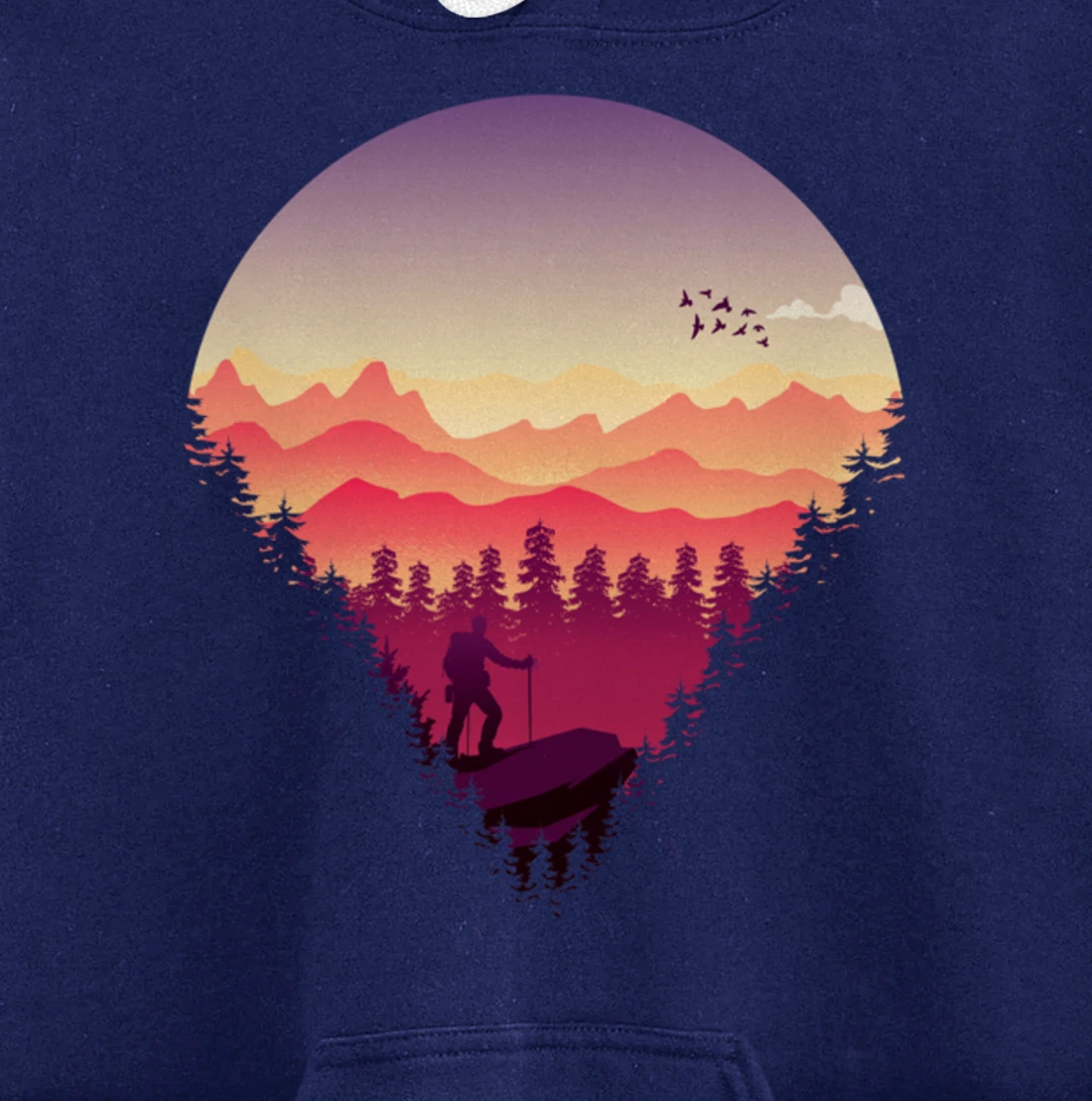 Nature Walks and Hiking Pullover Hoodie