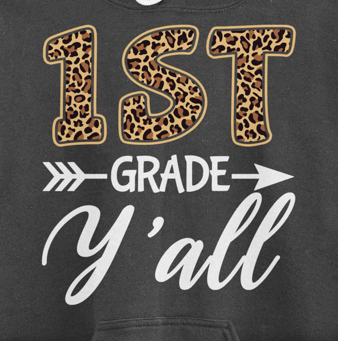 1st Grade Y'all Back To School First Grade Teacher Student Pullover Hoodie