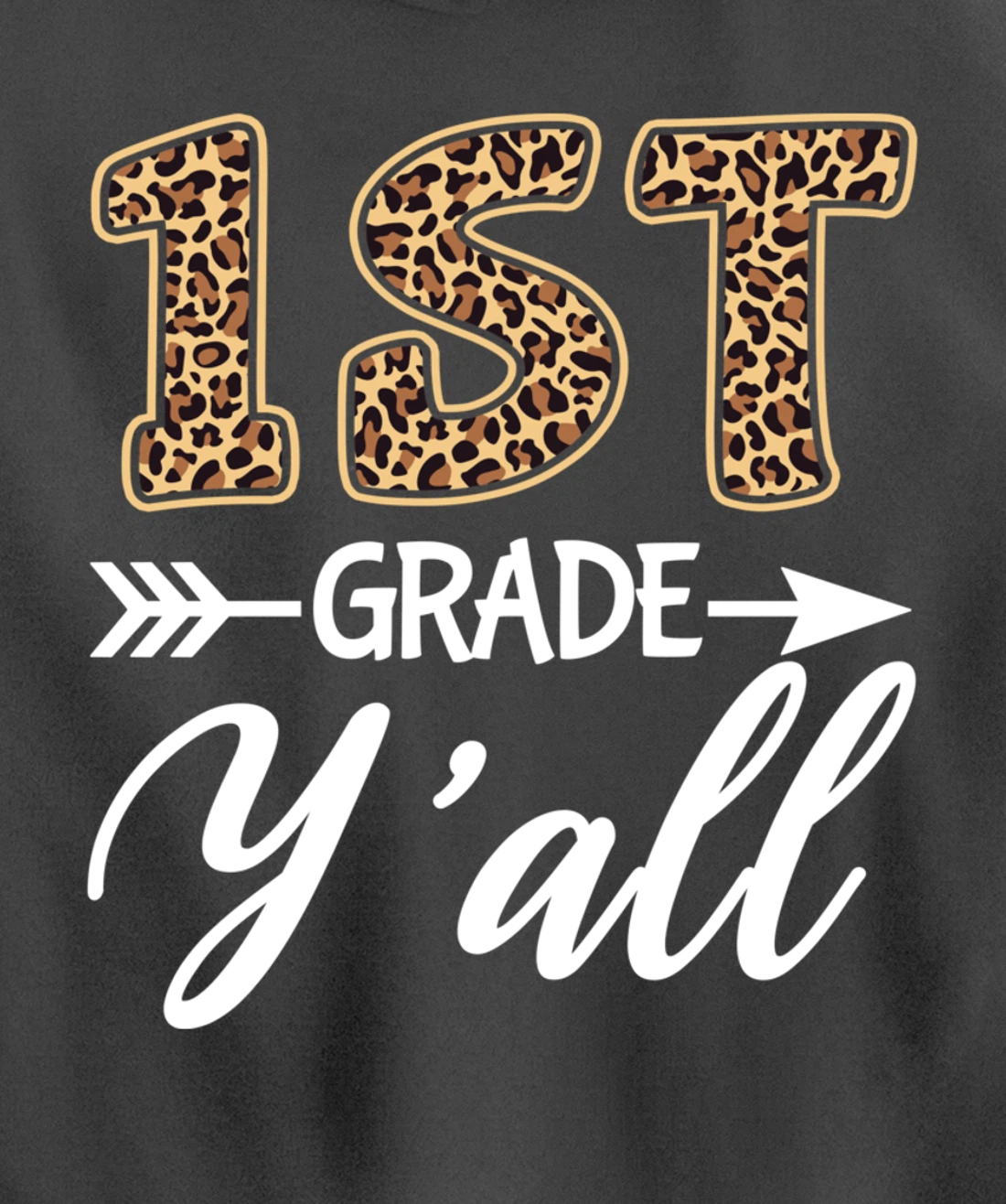 1st Grade Y'all Back To School First Grade Teacher Student Pullover Hoodie
