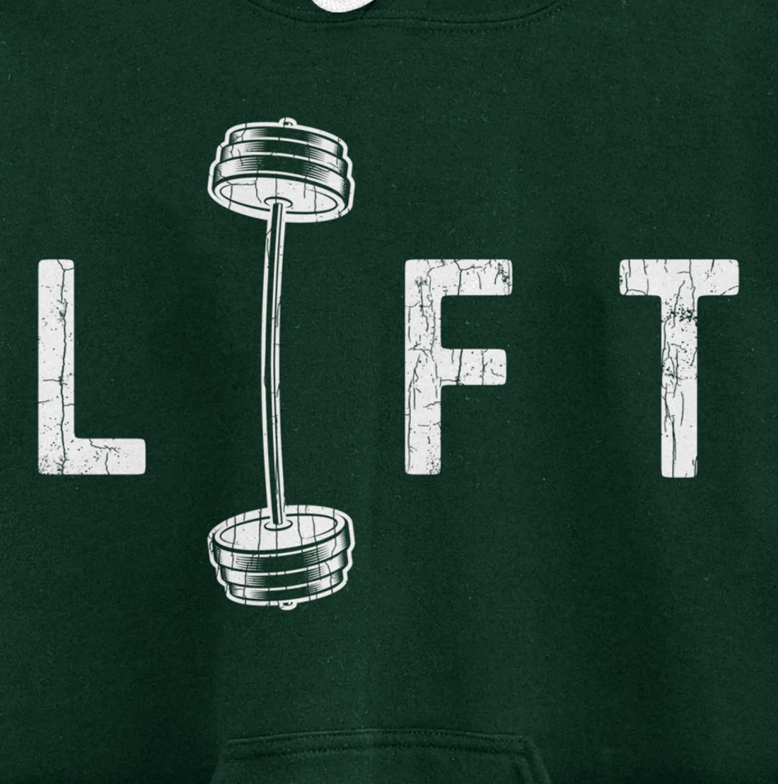 Lift Funny Gym Inspiring Motivational Graphic Pullover Hoodie