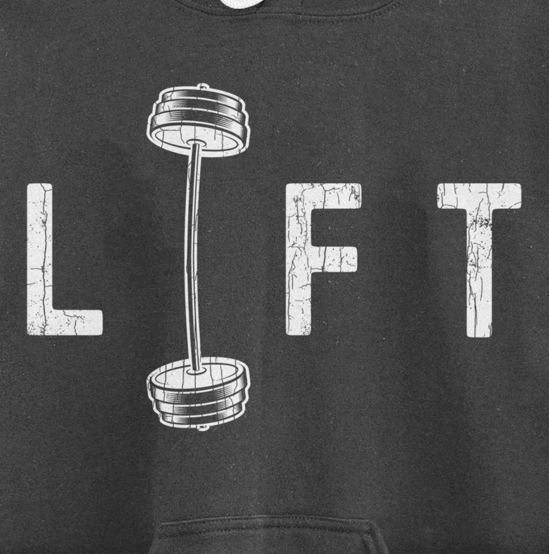 Lift Funny Gym Inspiring Motivational Graphic Pullover Hoodie