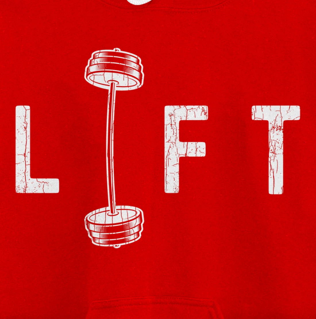 Lift Funny Gym Inspiring Motivational Graphic Pullover Hoodie