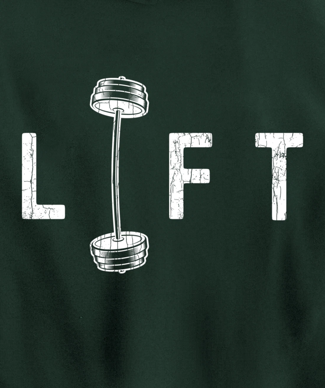 Lift Funny Gym Inspiring Motivational Graphic Pullover Hoodie