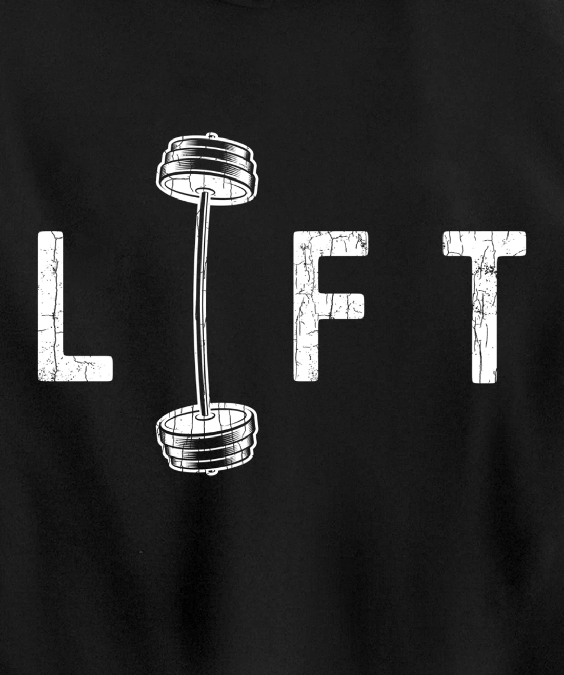 Lift Funny Gym Inspiring Motivational Graphic Pullover Hoodie