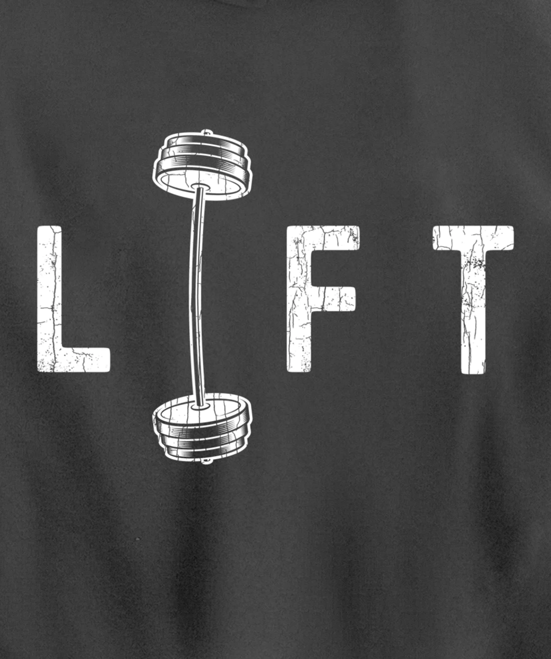 Lift Funny Gym Inspiring Motivational Graphic Pullover Hoodie