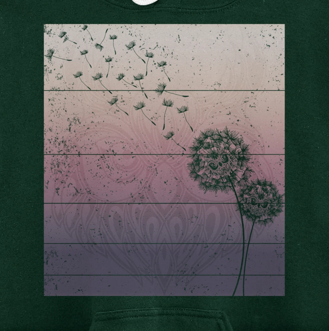 Animal Wise Bird Gift Zoo Keeper Forest Dandelion Owl Pullover Hoodie