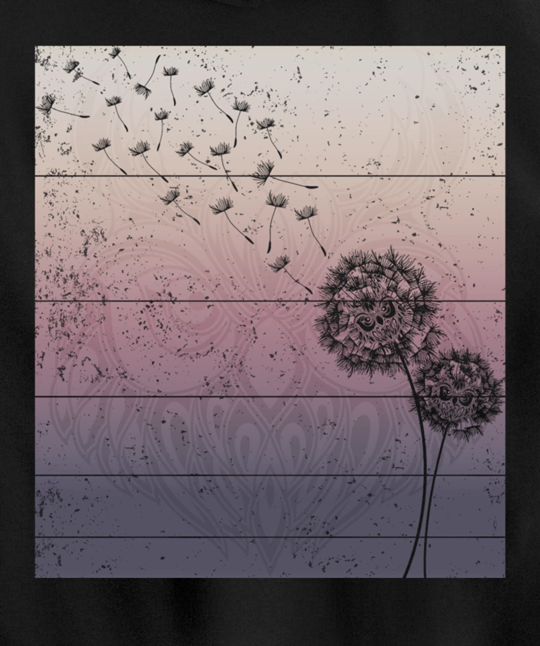 Animal Wise Bird Gift Zoo Keeper Forest Dandelion Owl Pullover Hoodie