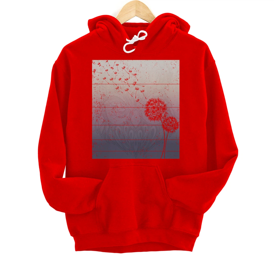 Animal Wise Bird Gift Zoo Keeper Forest Dandelion Owl Pullover Hoodie