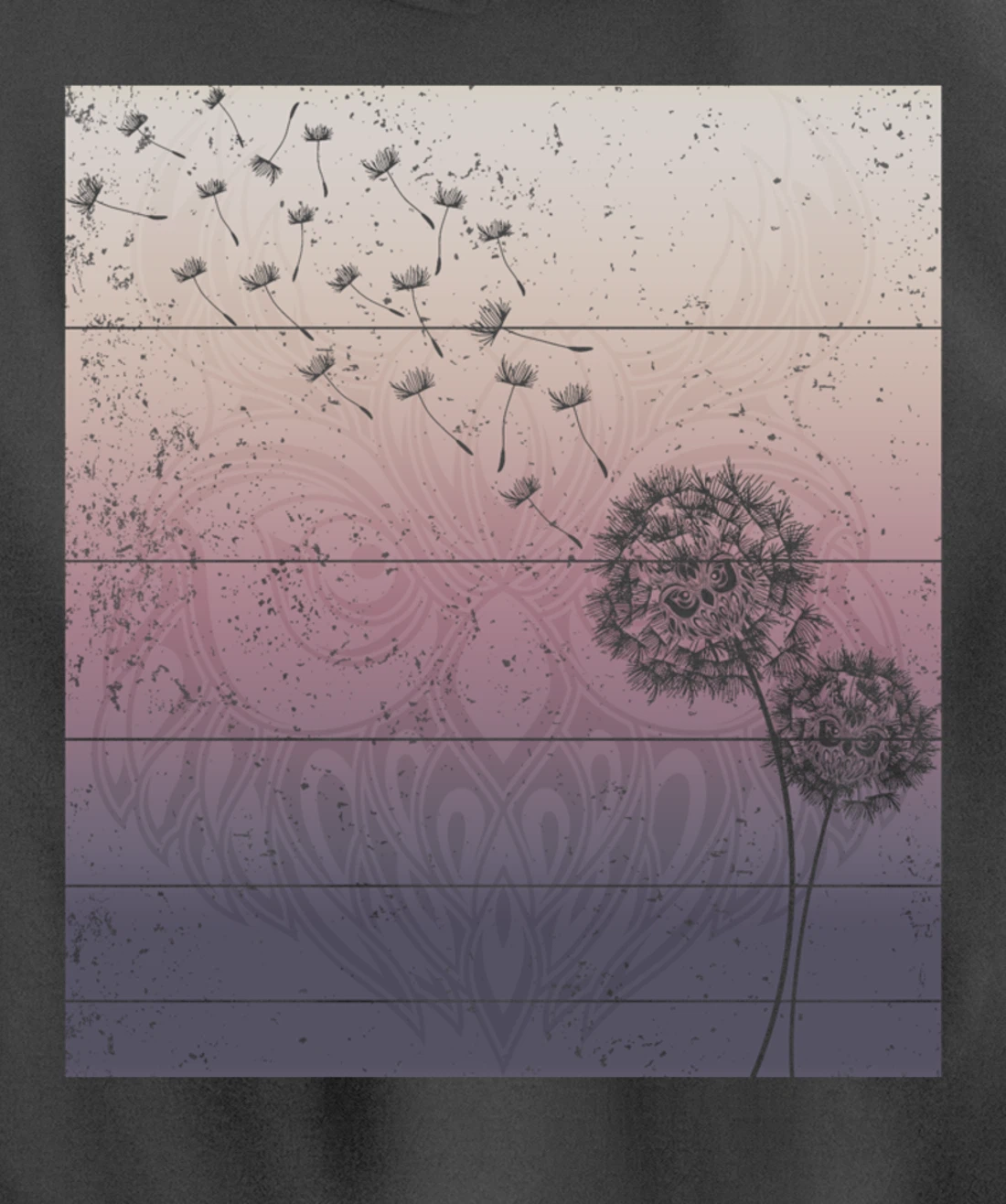 Animal Wise Bird Gift Zoo Keeper Forest Dandelion Owl Pullover Hoodie