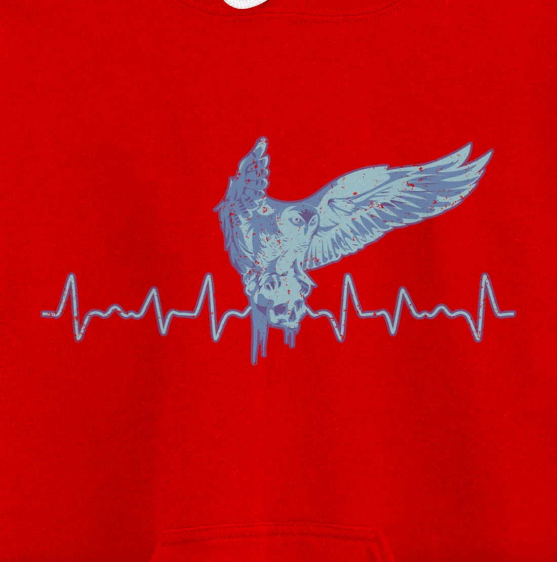 Heartbeat Animal Forest Wise Bird Zoo Keeper Owl Pullover Hoodie