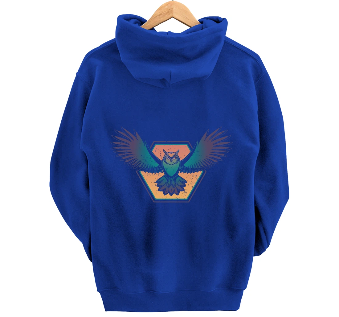 Ornithology Wise Bird Lover Animal Zoo Keeper Forest Owl Pullover Hoodie