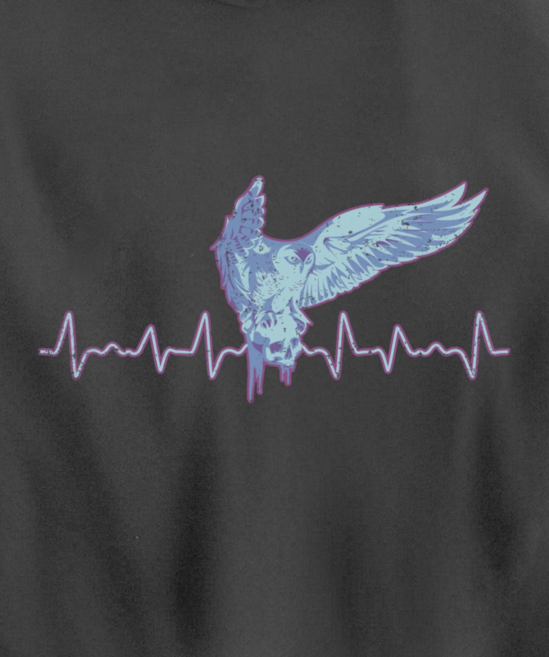 Heartbeat Animal Forest Wise Bird Zoo Keeper Owl Pullover Hoodie