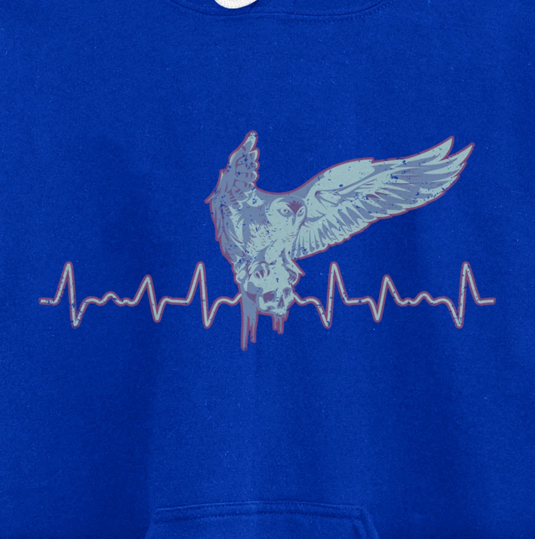 Heartbeat Animal Forest Wise Bird Zoo Keeper Owl Pullover Hoodie