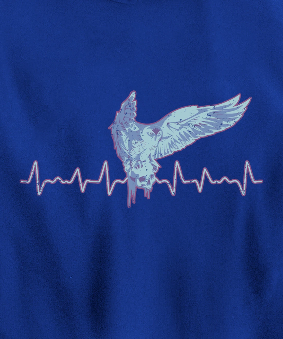 Heartbeat Animal Forest Wise Bird Zoo Keeper Owl Pullover Hoodie