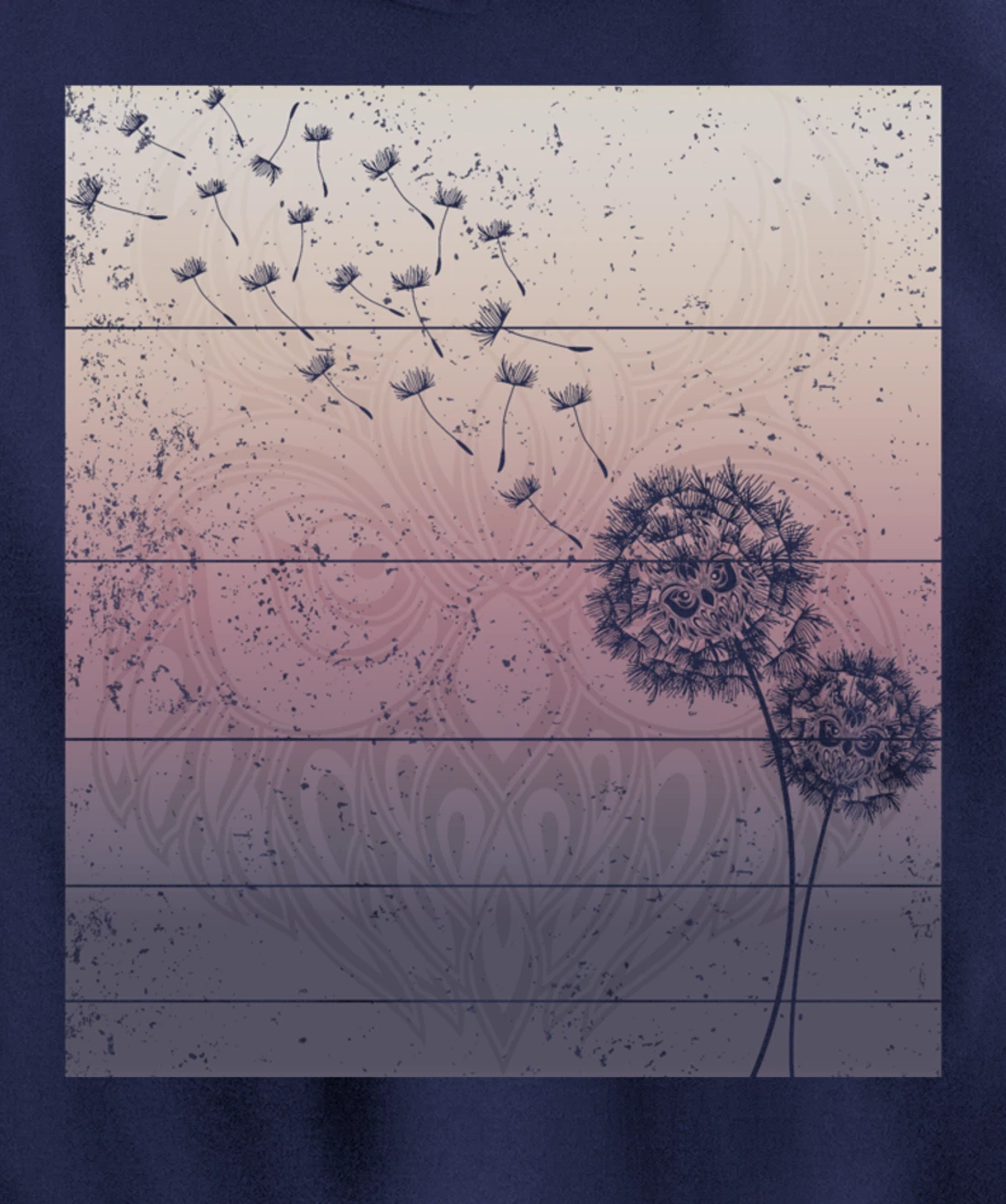 Animal Wise Bird Gift Zoo Keeper Forest Dandelion Owl Pullover Hoodie