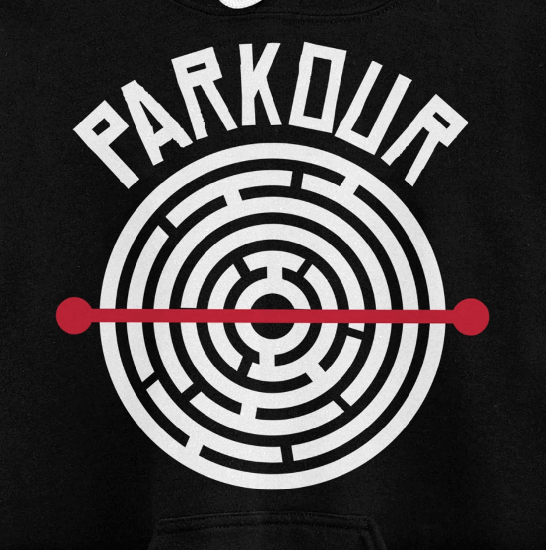 Funny Freerunning Maze Parkour Pullover Hoodie