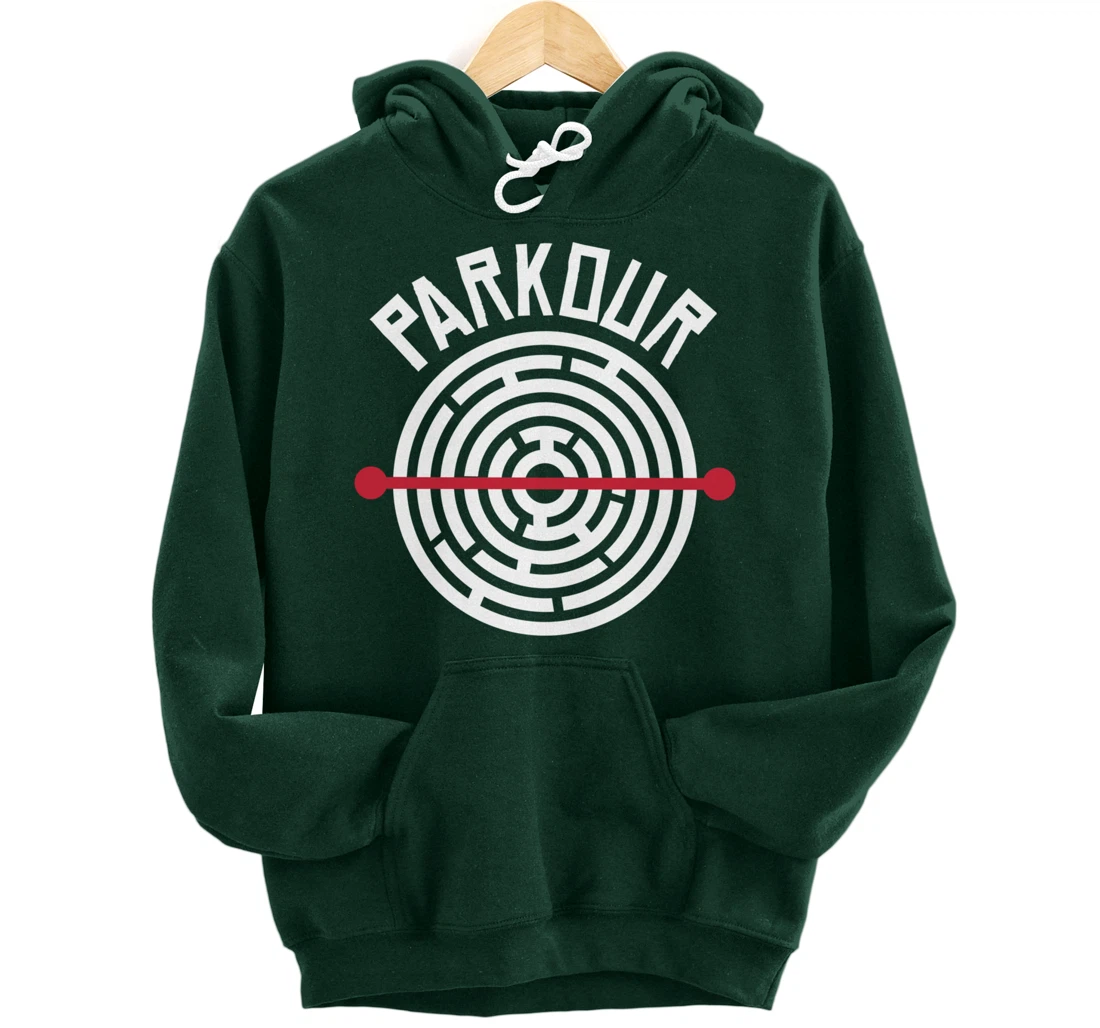 Funny Freerunning Maze Parkour Pullover Hoodie