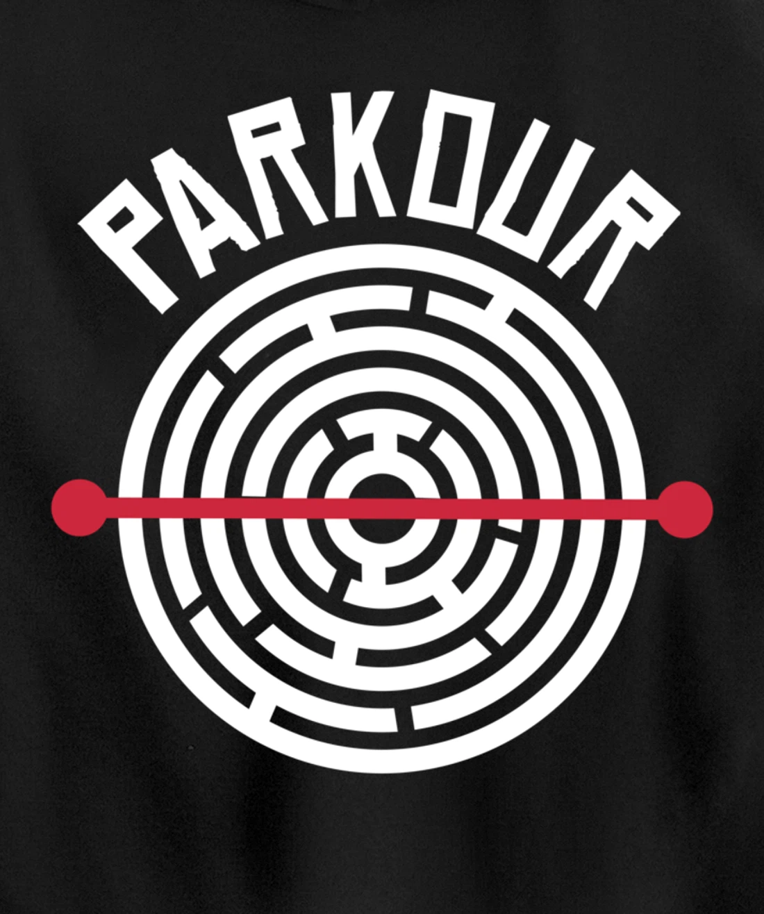 Funny Freerunning Maze Parkour Pullover Hoodie