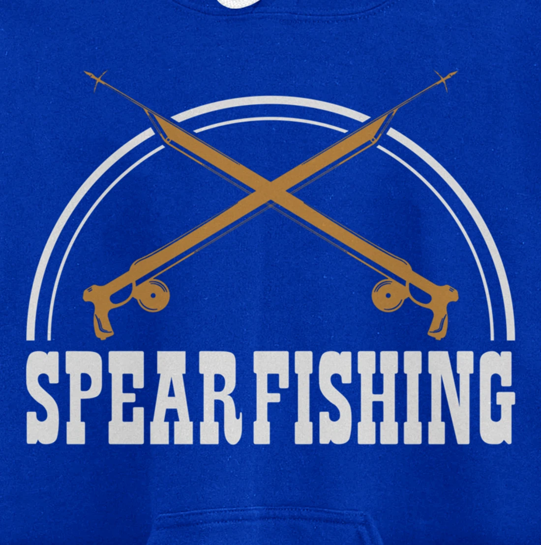 Speargun Snorkeling Water Diving Fisherman Spearfishing Pullover Hoodie