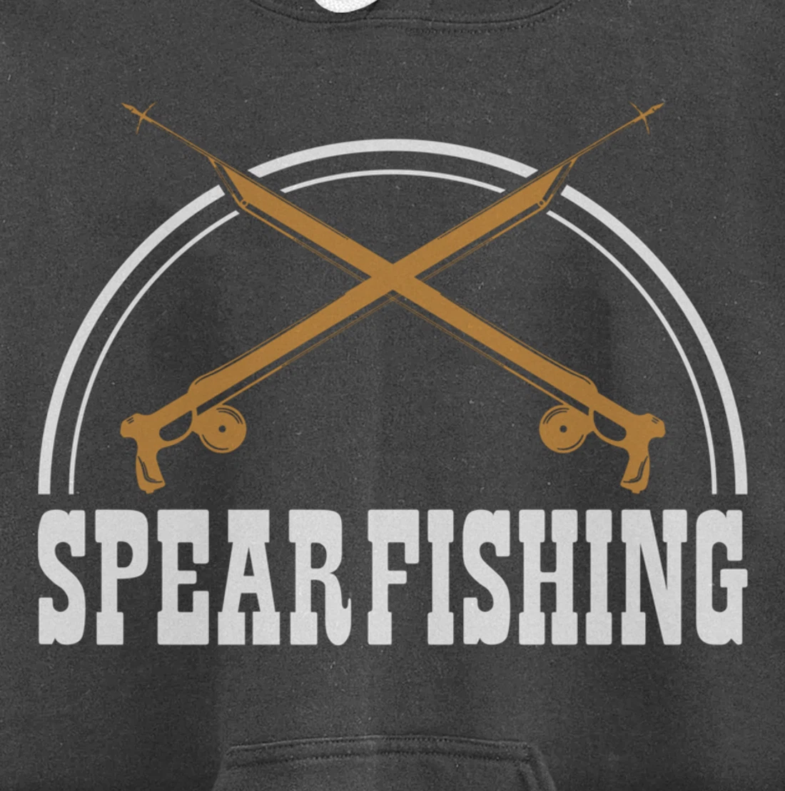 Speargun Snorkeling Water Diving Fisherman Spearfishing Pullover Hoodie