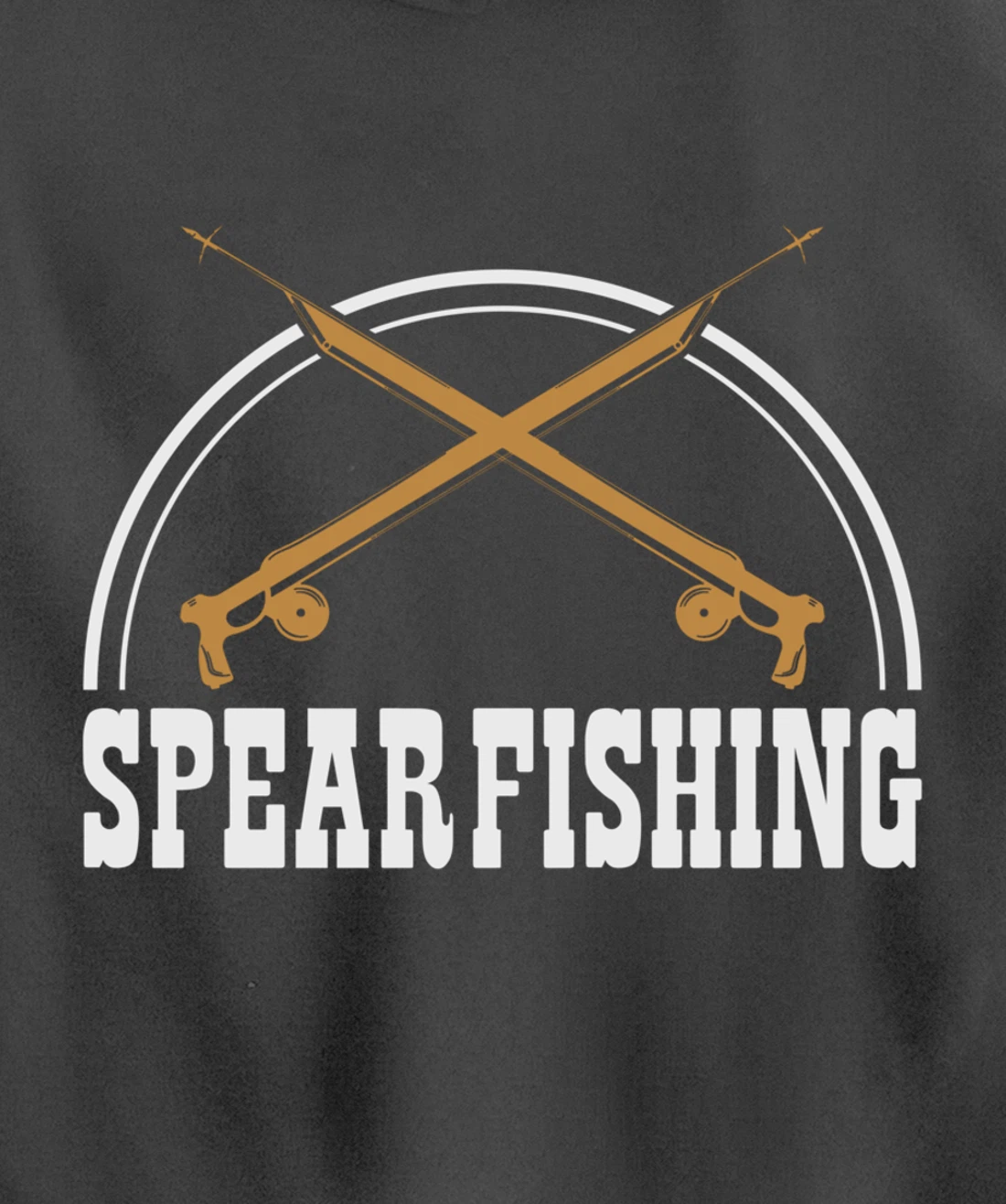 Speargun Snorkeling Water Diving Fisherman Spearfishing Pullover Hoodie