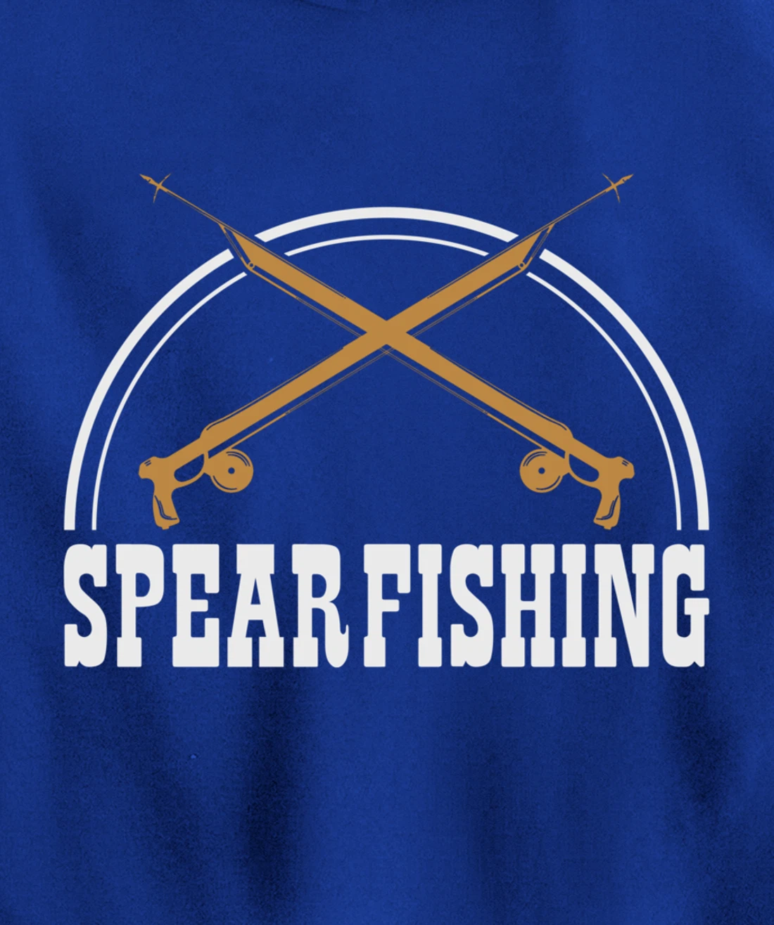 Speargun Snorkeling Water Diving Fisherman Spearfishing Pullover Hoodie