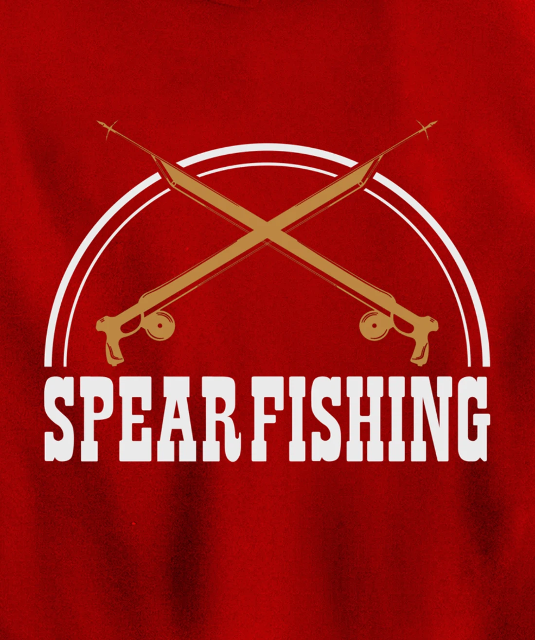 Speargun Snorkeling Water Diving Fisherman Spearfishing Pullover Hoodie