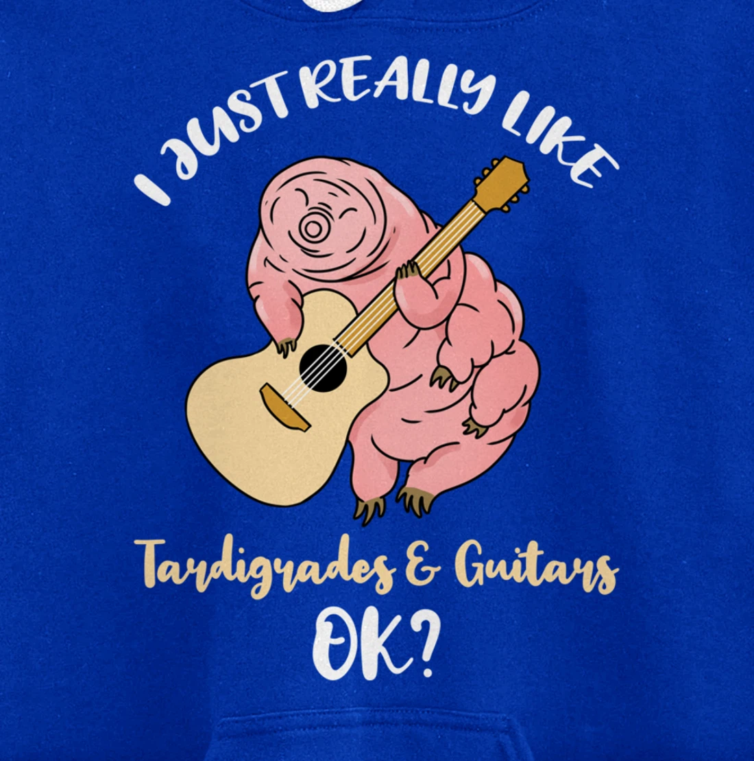 I Just Really Like Tardigrades And Guitars Ok Pullover Hoodie