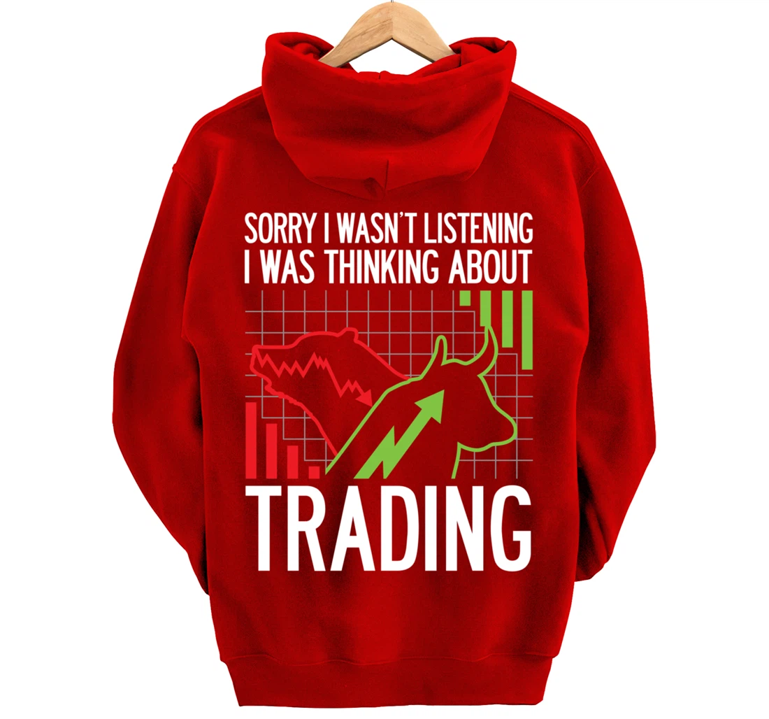 Stock Market Trading Monday Trader Options Crypto Bullish Pullover Hoodie