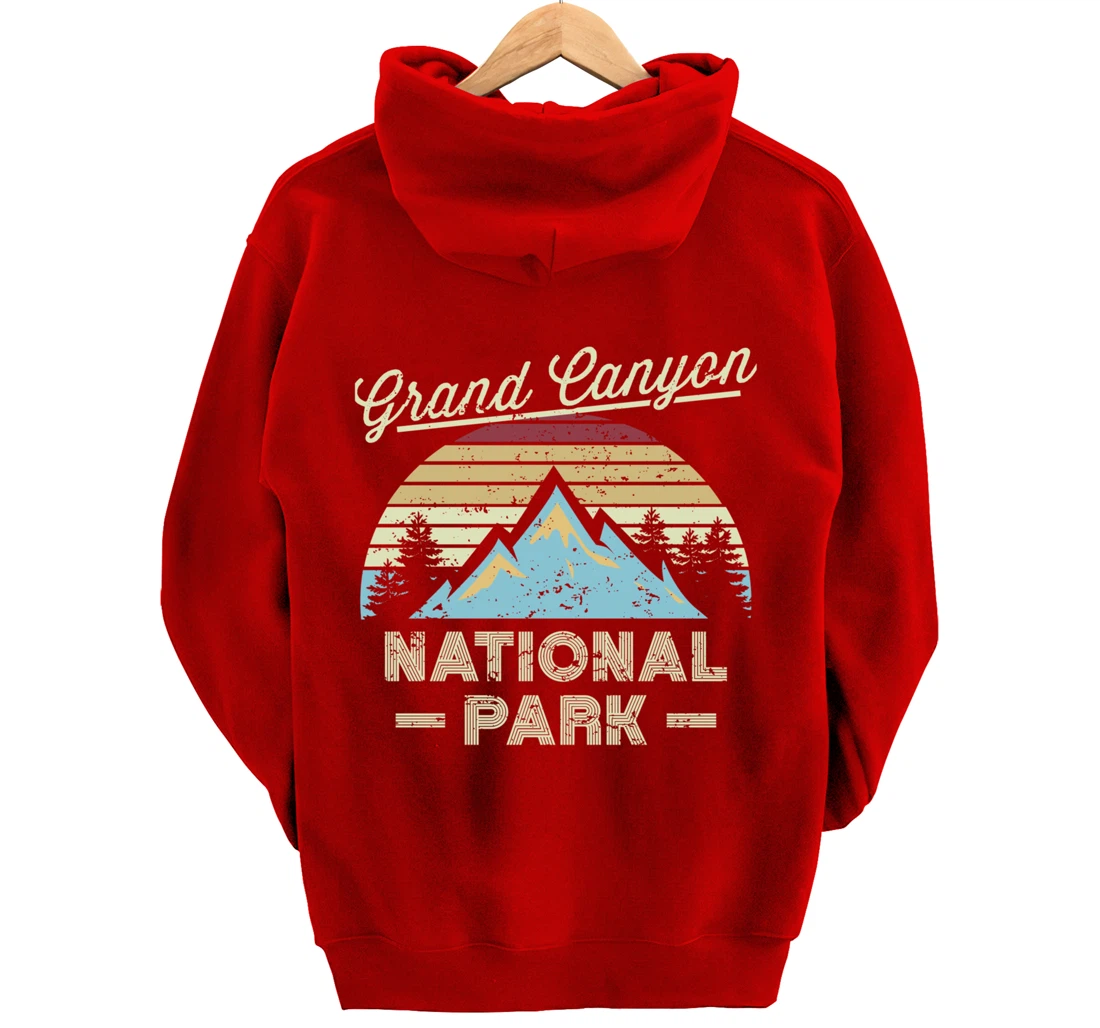 GRAND CANYON NATIONAL PARK Retro Sunset Love Hiking Camping Pullover Hoodie
