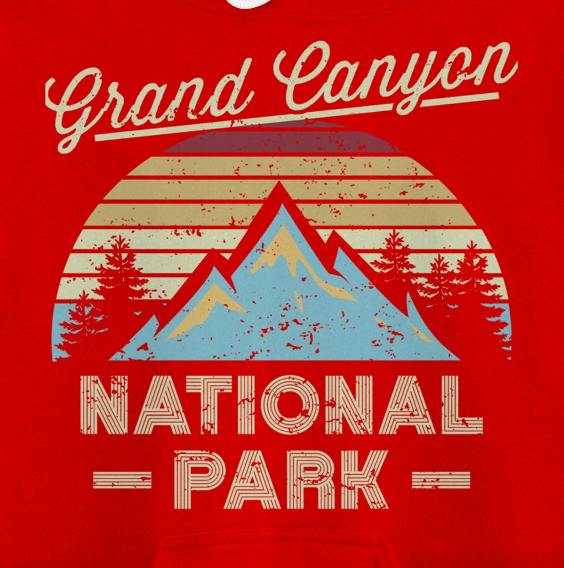 GRAND CANYON NATIONAL PARK Retro Sunset Love Hiking Camping Pullover Hoodie