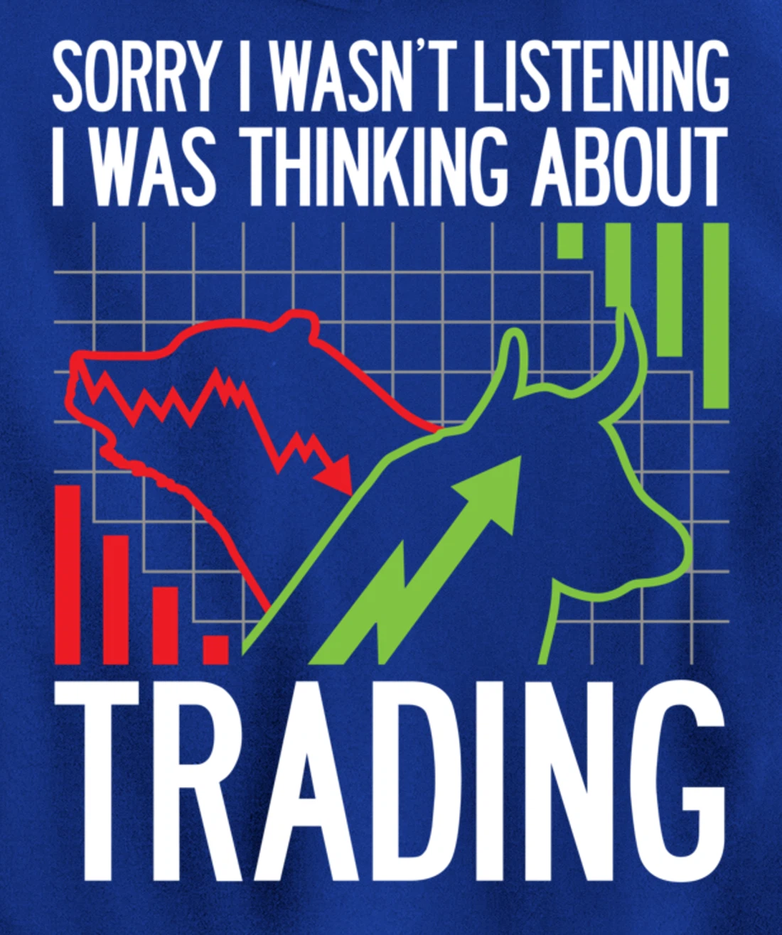 Stock Market Trading Monday Trader Options Crypto Bullish Pullover Hoodie